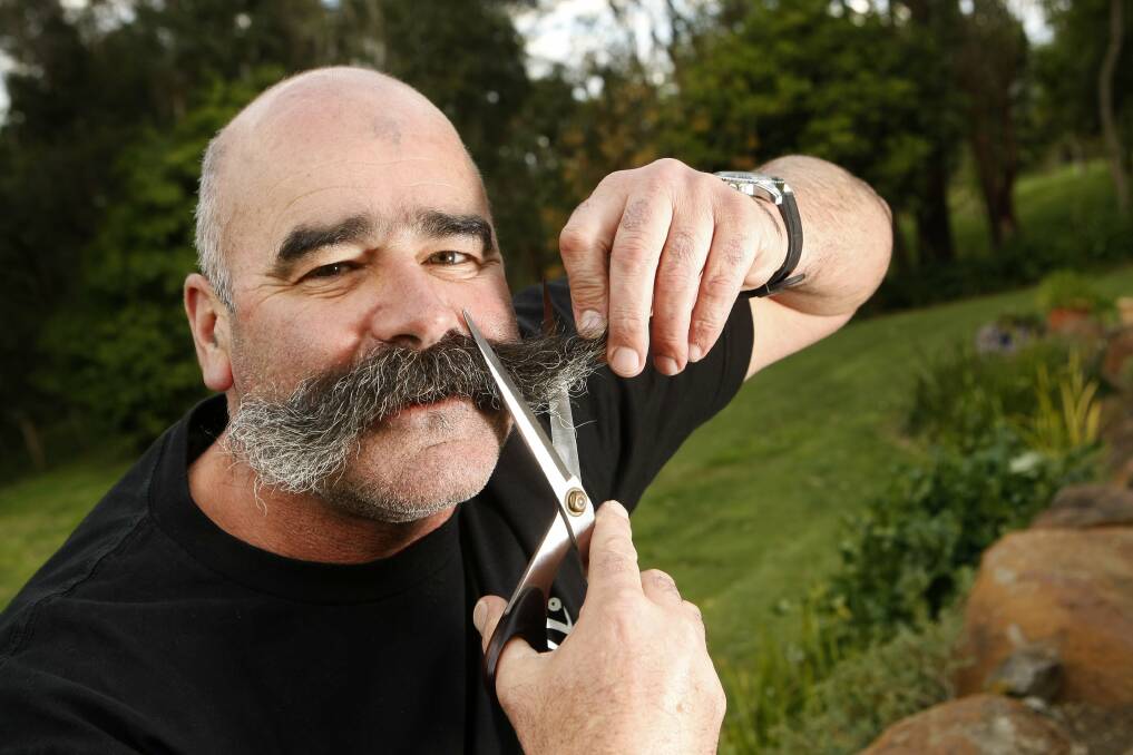 Colin Whiting shaved his mo for Peter's Project in 2011.