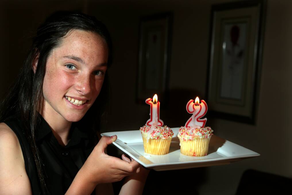 Ella Grundy from Dennington turns 12 today - the 12th of the 12th, 2012.