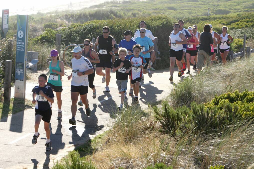 A record 229 runners took part in the latest 4.6-kilometre summer series fun run, which started and finished at Flagstaff Hill.