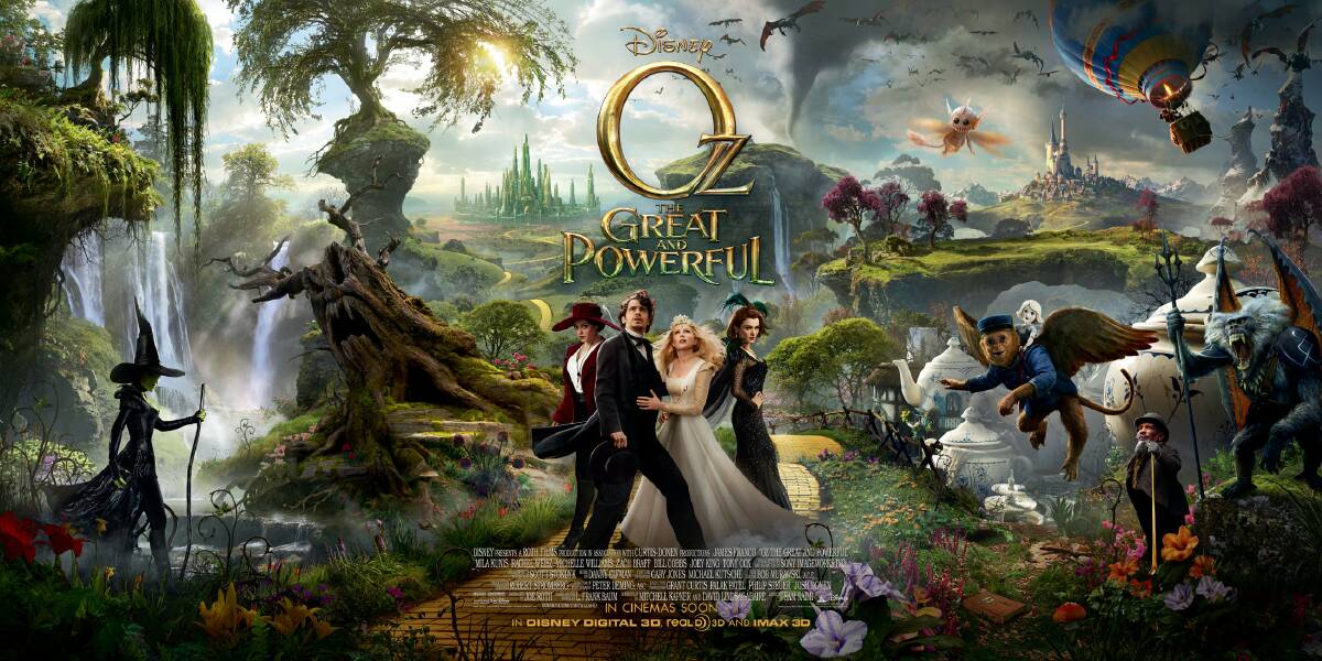 Oz The Great And Powerful tells the story of how a carnival magician named Oscar Diggs ended up in the magical land of Oz and ended up becoming its Wonderful Wizard.