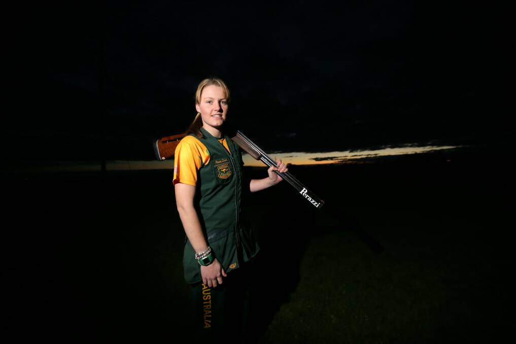 Penny Smith from Bookar will be attending shooting world championships in Peru.  Picture: AARON SAWALL