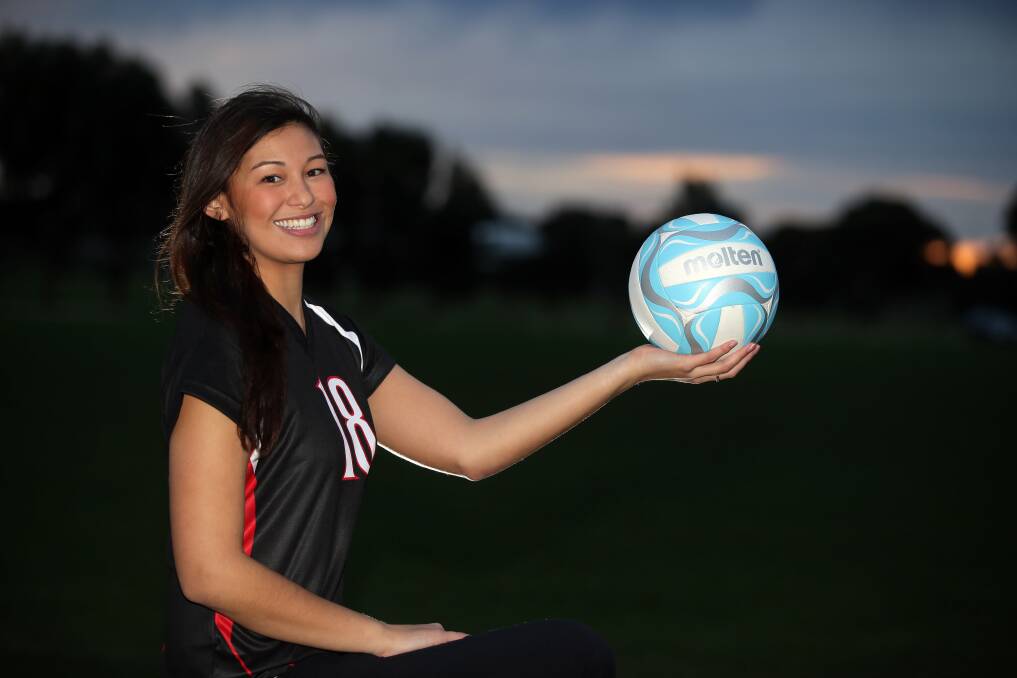 American volleyballer Sam Thammahong, 22, is studying at Warrnambool Deakin Uni and is part of the Warrnambool team going away to country championships this weekend.