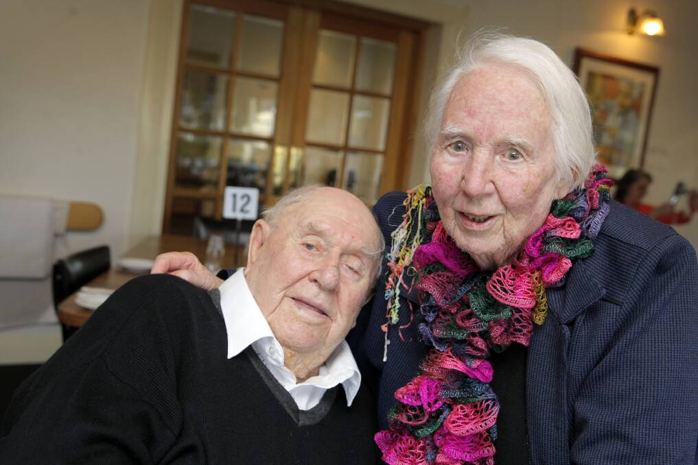 Fred and Joy Smith were married in Casterton in 1943, and have lived in Warrnambool for the past 30 years.