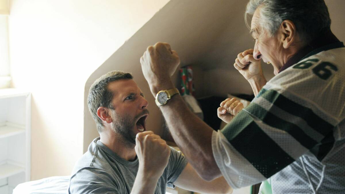 Bradley Cooper and Robert De Niro are both nominated for Oscars with their performances in Silver Linings Playbook.