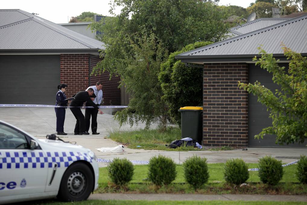 A man in his 40s was found with head injuries outside a block of flats in Warrnambool's Wanstead Street. 