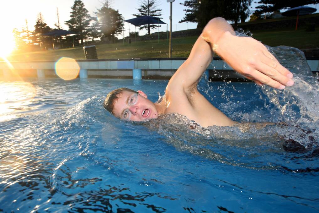 Warrnambool Swimming Club's team, including Isaac Jones (pictured), will compete at Victorian country championships. 