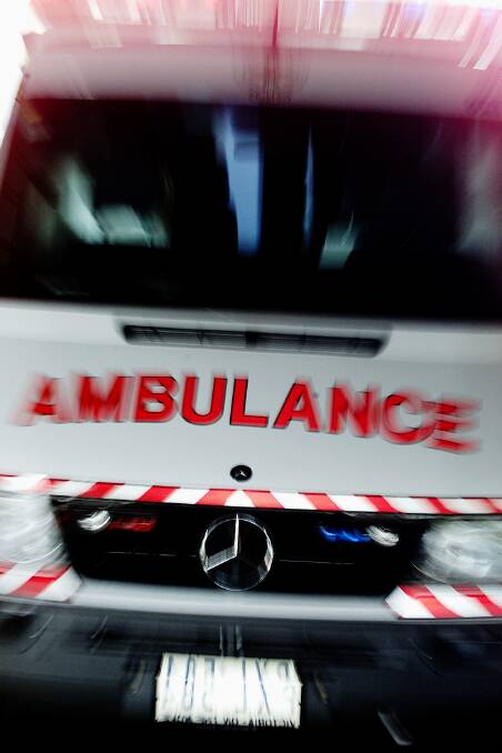 A woman in her 50s was taken to hospital following a two-car crash in Camperdown this morning. 
