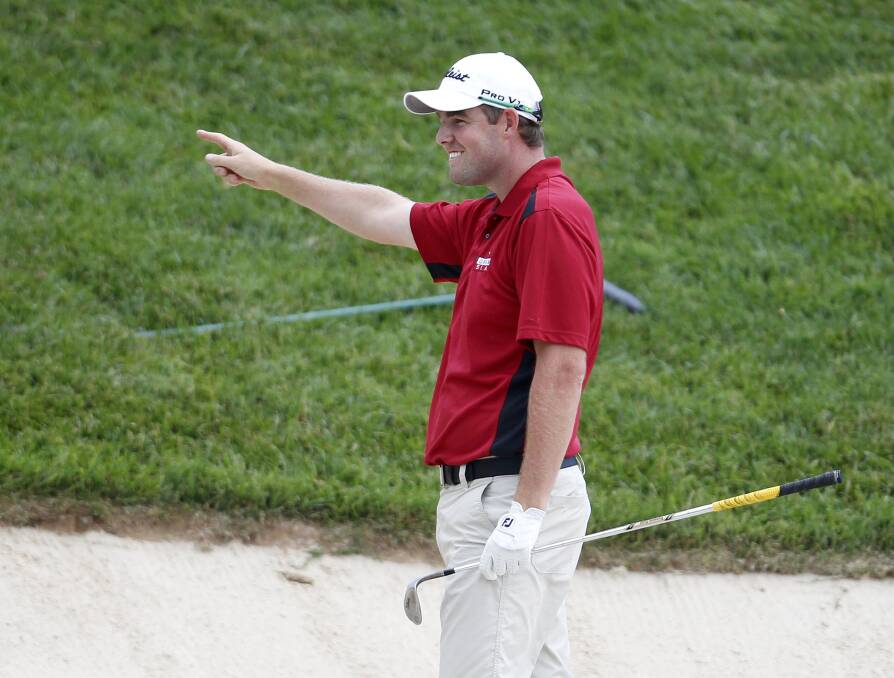Marc Leishman is off to a solid start in the Australian Open this morning.