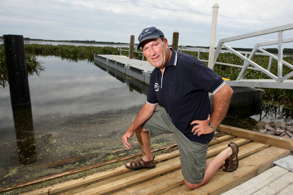 Cobden Angling Club president Michael Merrett says a new boat ramp at Lake Elingamite improves safety for users.