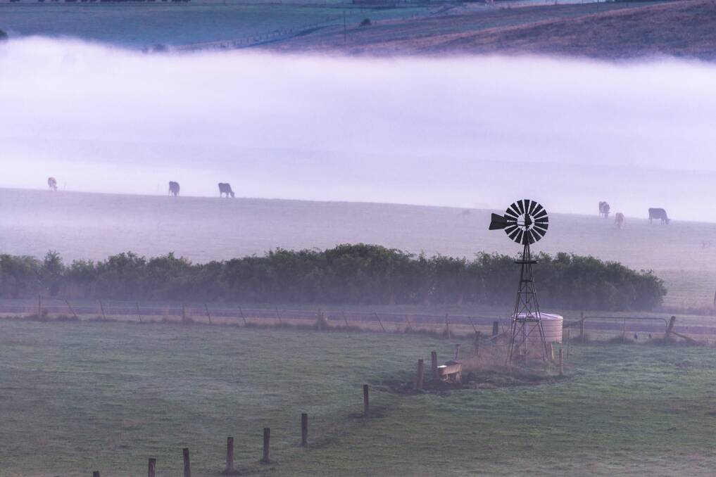The Merri River was a river of fog at Warrnambool on Thursday morning.