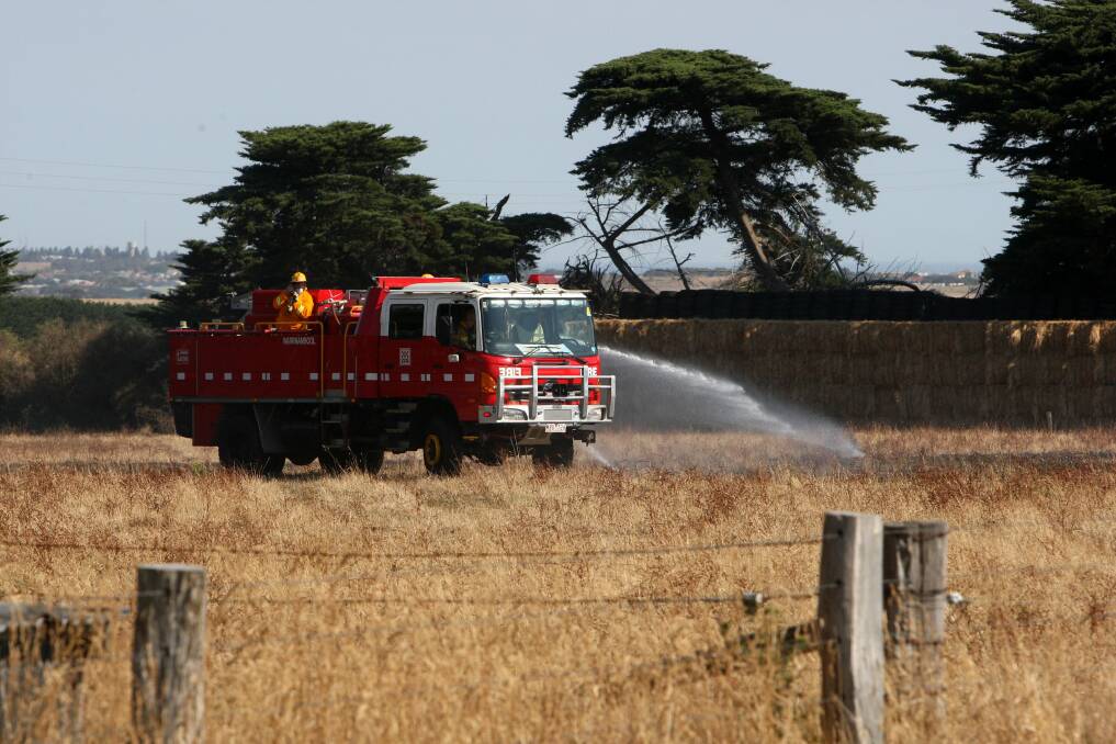 The CFA was quick to rspond to a grass fire near Mailors Flat yesterday.