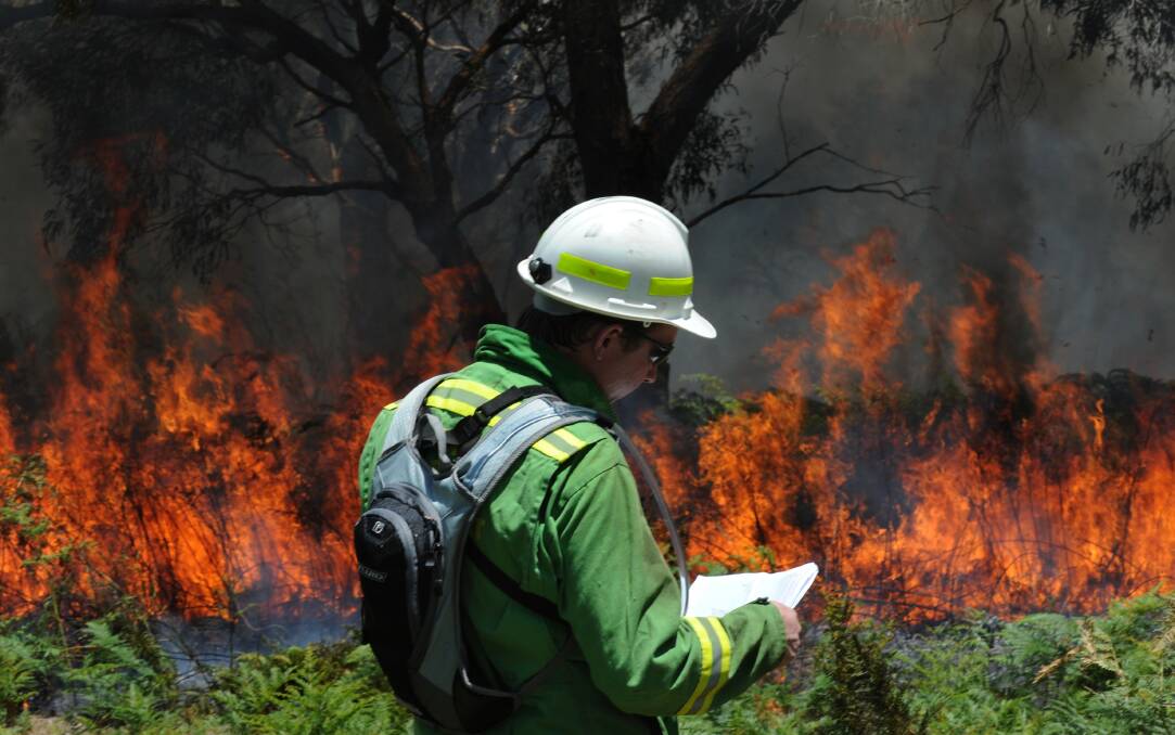 Planned burning programs in the south-west and Otway districts. 