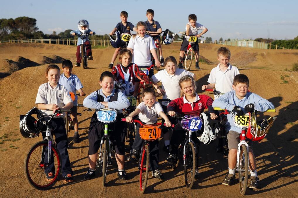 Primary and secondary students from Warrnambool and the district will come to the Jetty Flat track to compete in a Schools BMX competition. Picture: ROB GUNSTONE