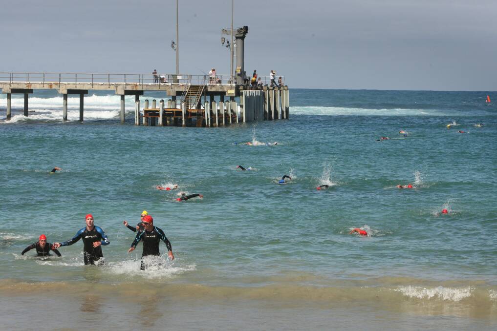 12 Apostles Plunge swim at Port Campbell.