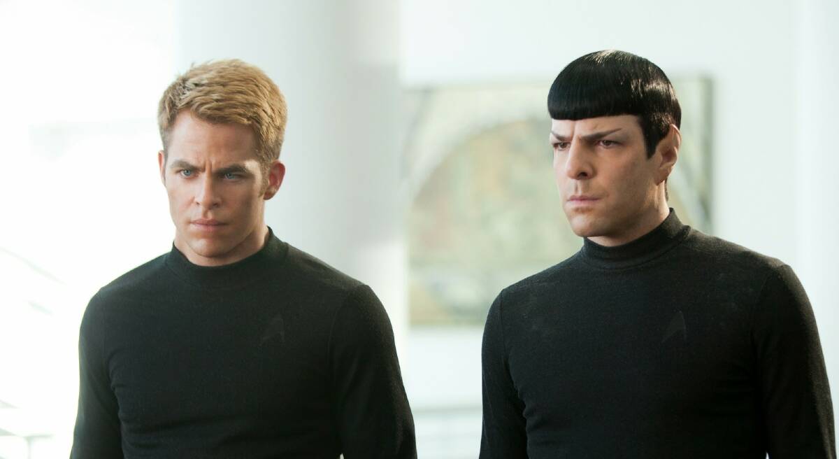 Chris Pine and Zachary Quinto are back as Captain Kirk and Spock.