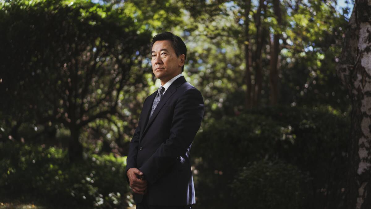 Japanese Ambassador to Australia Shingo Yamagami at the Embassy of Japan in Canberra. Picture by Dion Georgopoulos