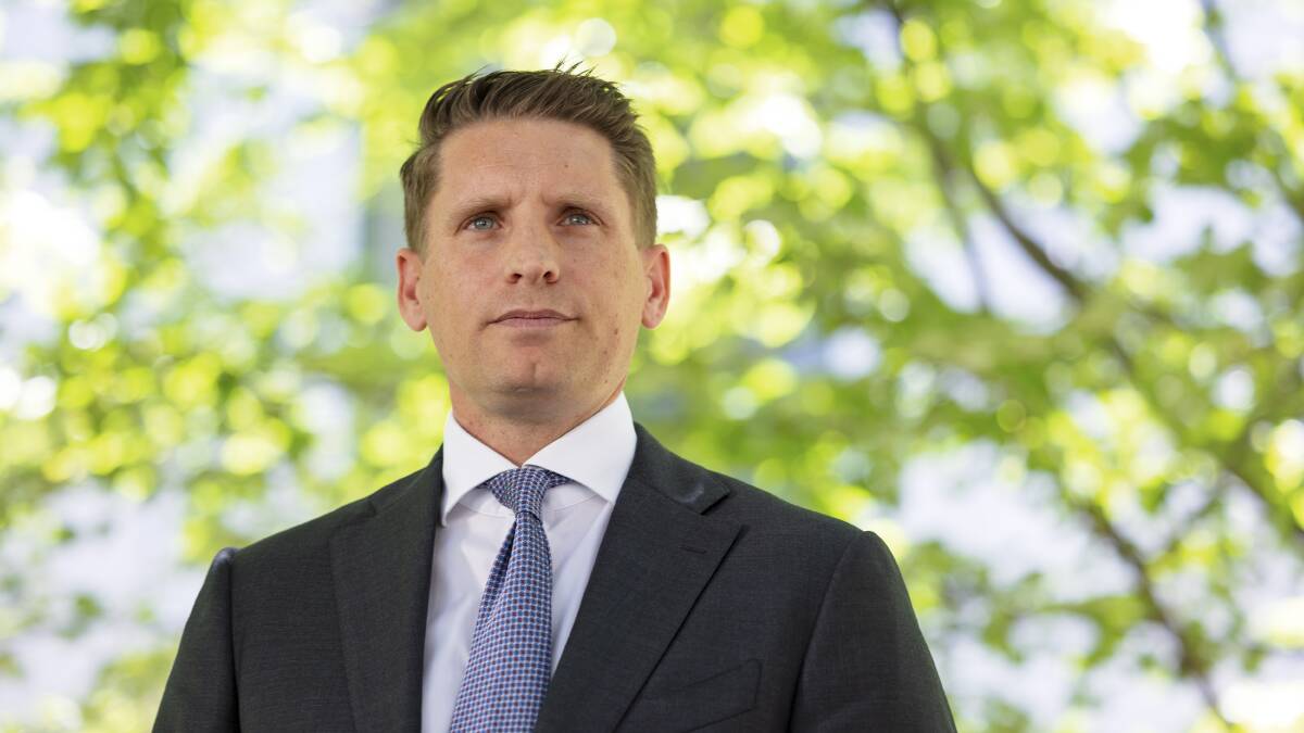 Opposition defence spokesperson Andrew Hastie. Picture by Keegan Carroll