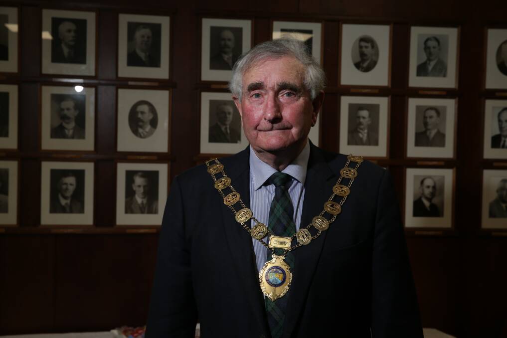 Honoured: Cr Ian Smith has been elected mayor of Moyne Shire in a surprise result, but he said he would "do his darndest" in the new job. Picture: Chris Doheny.