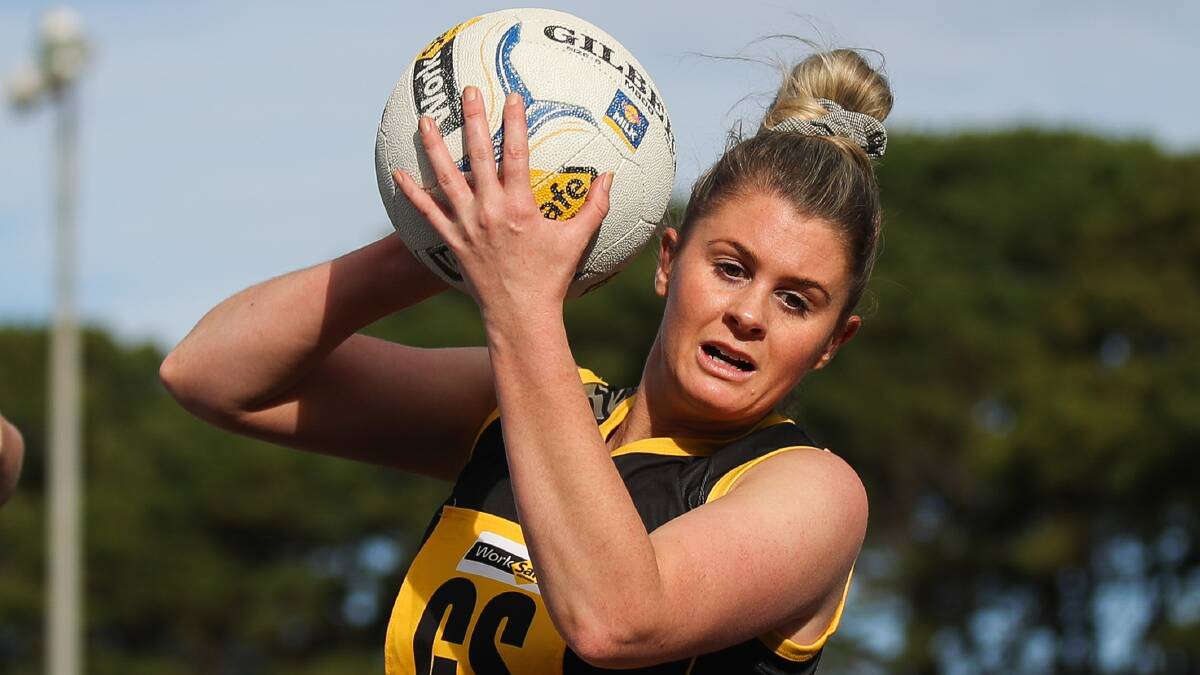 IN FORM: Merrivale's Shelley Fary was influential for the Tigers against the Bulldogs. Morgan Hancock