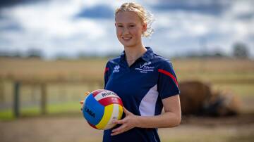Hilary Hannagan has been selected in the Australian under 18 volleyball team. Picture by Eddie Guerrero