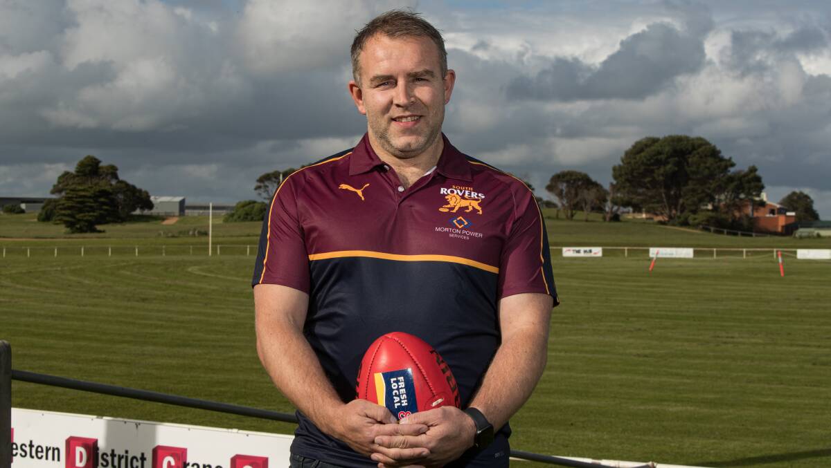 Tim Condon will coach South Rovers in the 2023 Warrnambool and District league season. Picture by Sean McKenna