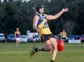 Dion Johnstone kicked 29 goals for North Warrnambool Eagles last season. Picture by Anthony Brady