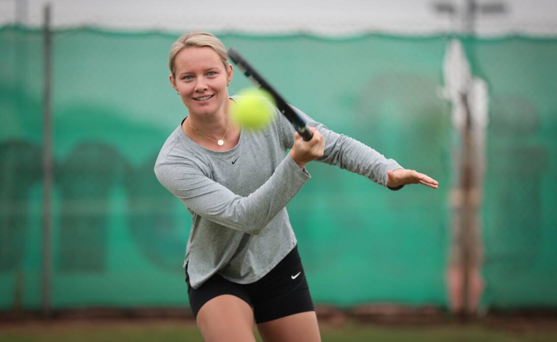 Warrnambool export Madi Ratcliffe will play in the Warrnambool Grasscourt Open. Picture by Sean McKenna