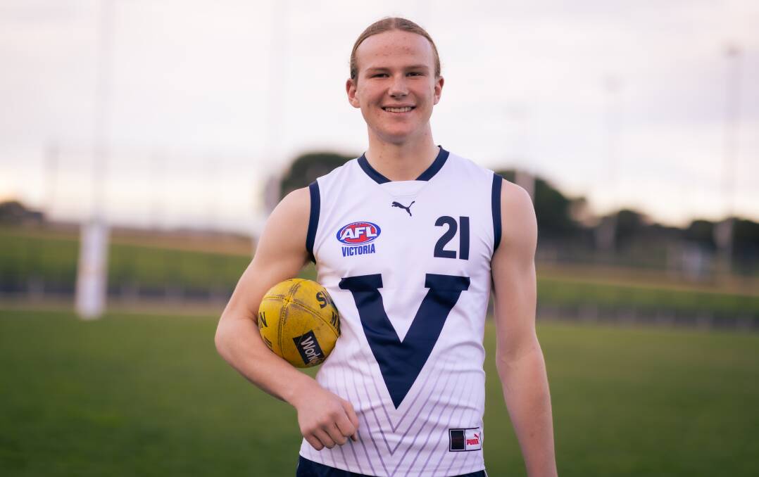 North Warrnambool Eagle Charlie McKinnon is eager to represent Victoria Country. Picture by Sean McKenna
