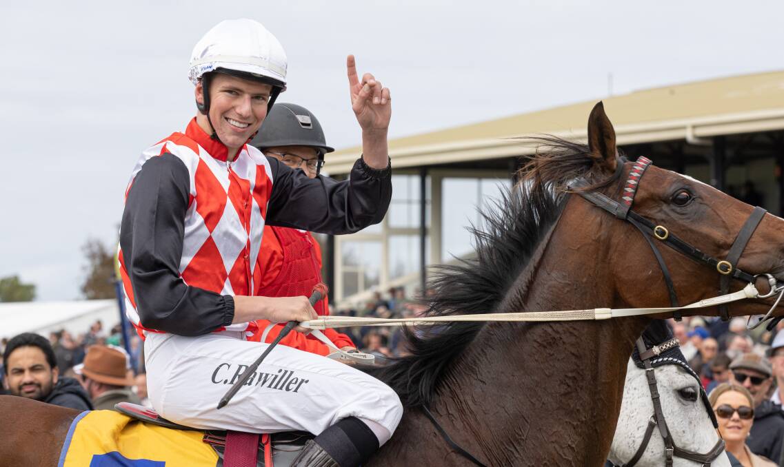 Campbell Rawiller, pictured during the 2023 Warrnambool May Carnival, intends to be back from injury in time for this year's edition. Picture by Sean McKenna