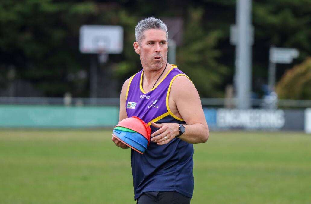 Dustin McCorkell is hoping to see improvement from Port Fairy in his second campaign as coach. Picture by Justine McCullagh-Beasy