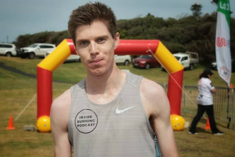 Warrnambool's Tom Hynes was the winner of the six-kilometre race at Hally's Run. Picture by Sean McKenna