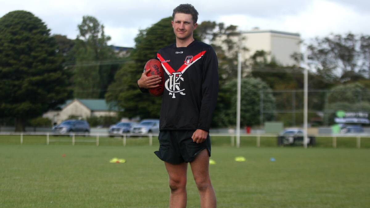 Kyle Moloney was a key member of Koroit's reserve side which made a preliminary final this year. Picture by Meg Saultry