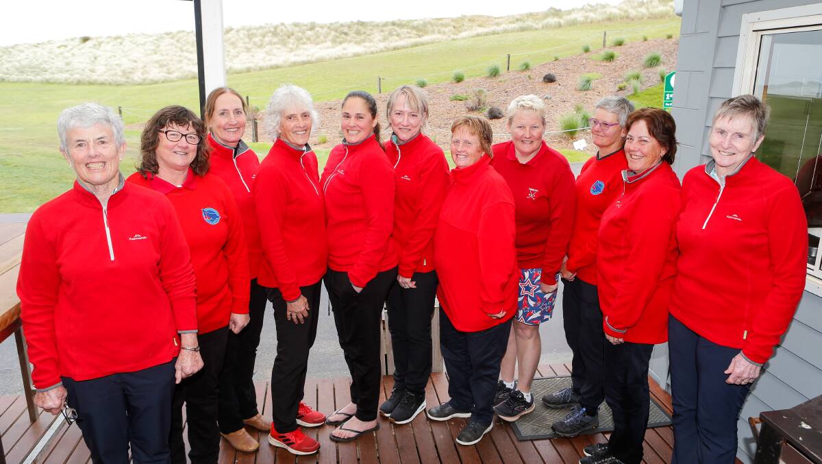 Western District Golf Association women's country week team. Picture: Anthony Brady