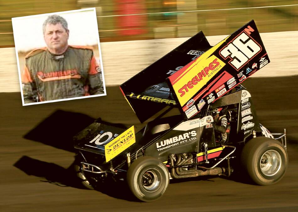 Eddie Lumbar, 64, is looking forward to contesting the 50th South West Conveyancing Grand Annual Sprintcar Classic.