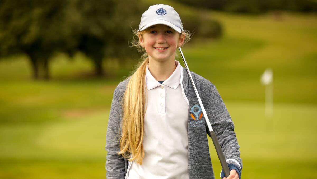 RISING STAR: Clifton Springs golfer Sophie Johnson returned to the tournament after a successful 2021 visit. Picture: Chris Doheny