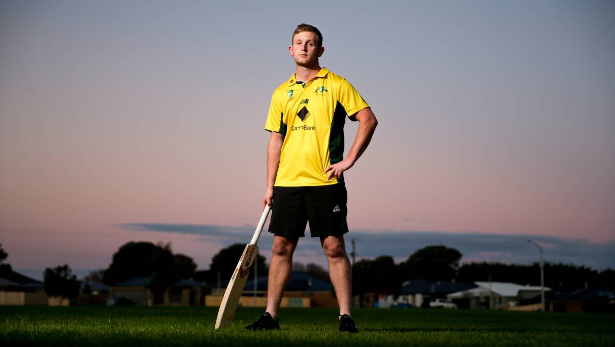 STAR: Tyson Hay represented the Australian deaf cricket team in a series against England. Picture: Chris Doheny