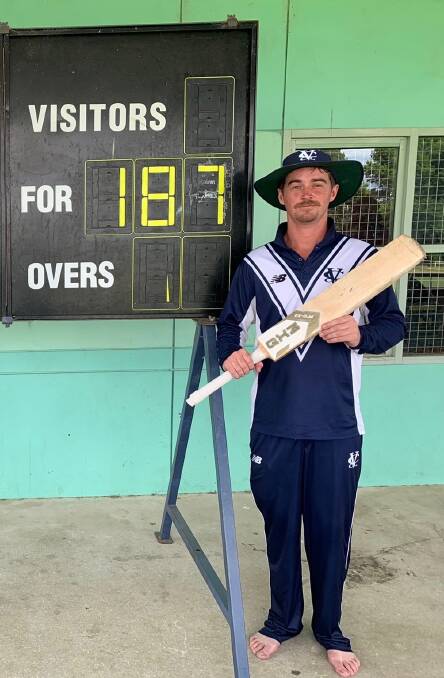 Cam Williams was near unstoppable against the Phillipines, blasting 187 off 125 balls. Picture supplied