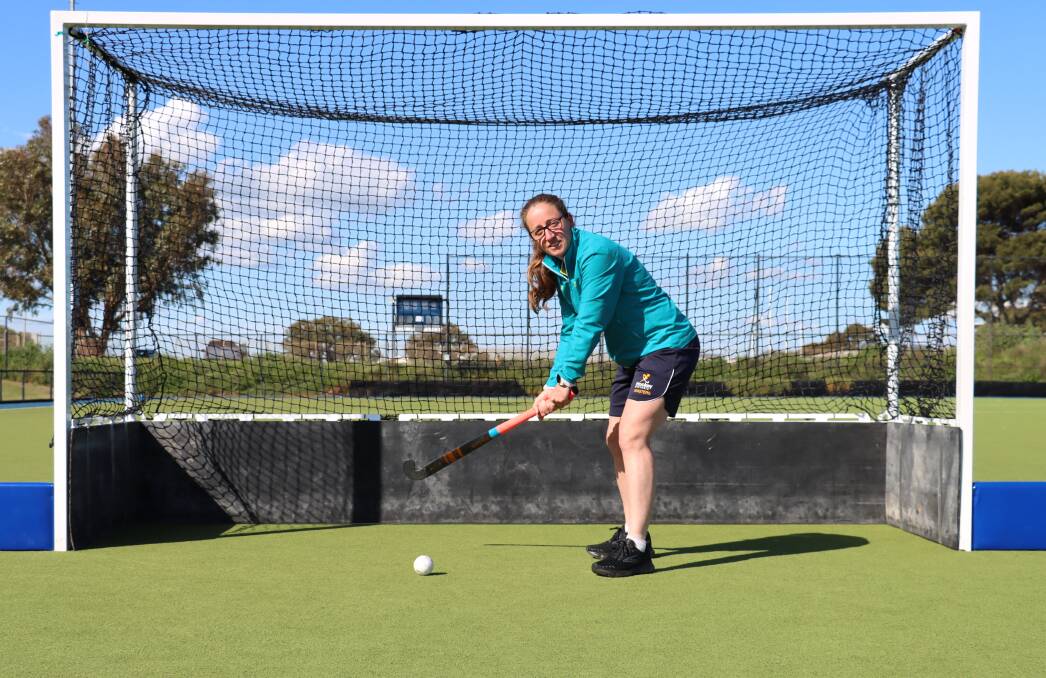 Warrnambool hockey player Kyme Rowe is going to represent Australia in a trans-tasman series next year. Picture by Justine McCullagh-Beasy