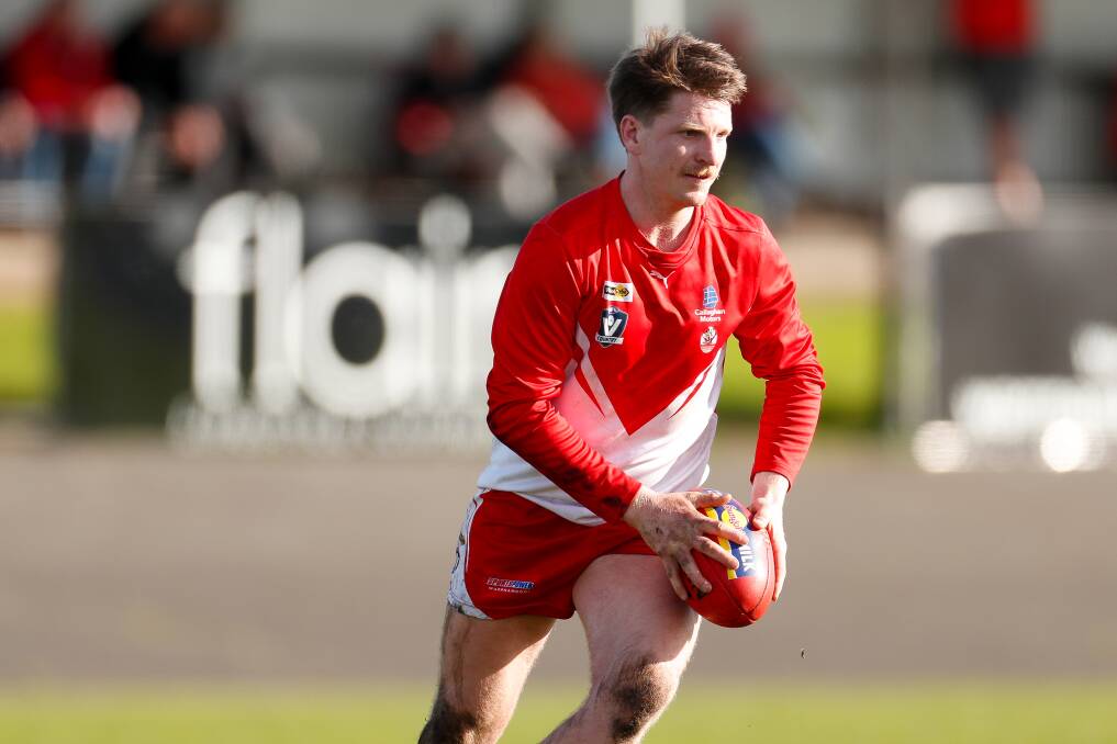 Liam Mullen will play his first senior game of the year for South Warrnambool on Saturday. File picture
