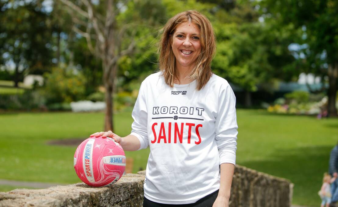 Danielle McInerney, pictured in 2021, will coach Koroit's open grade netball side in 2024. Picture by Anthony Brady