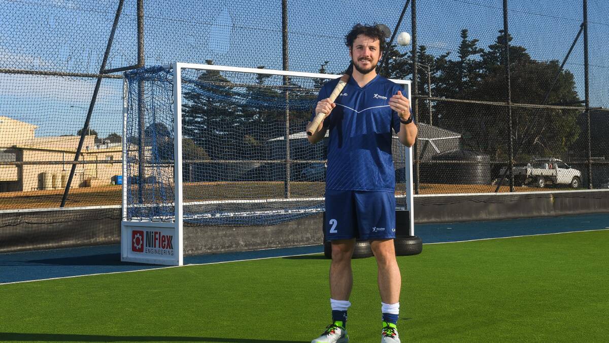 PICKED: Warrnambool's Cale Rout will play for the Vic Country men's hockey side. Picture: Morgan Hancock