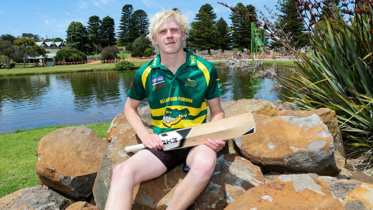 Noah Greene has his sights set on senior Victorian Premier Cricket. Picture by Anthony Brady