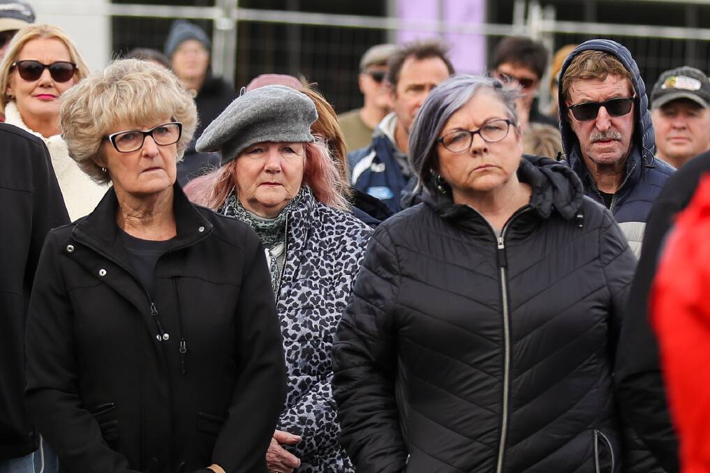 Rallying: Angry former Lyndoch employees gathered at a protest demanding more transparency from the organisation in light of the poor audit results. Picture: Anthony Brady