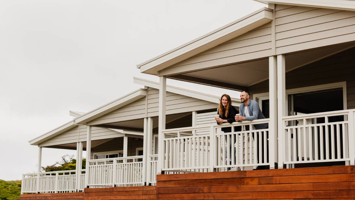 The newly installed luxury cabins at Port Fairy's Southcombe Caravan Park will continue to build the year-round popularity of Moyne Shire's caravan parks.