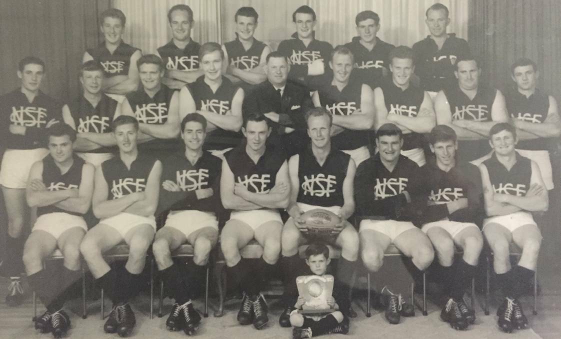 Jacinta Ermacora's dad Bill (third from left, front row) played for Nirranda South. 
