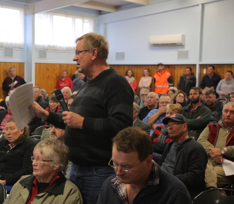 Hawkesdale resident John Bos says the claim from Moyne Shire Council and a state government planning panel that there are 13 lots available for development in the town is "absolute tripe".