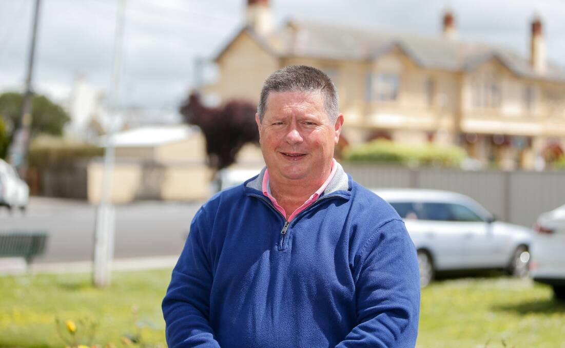 Furious: Moyne Shire councillor Damian Gleeson erupted in anger at fellow councillor Jim Doukas' notice of motion during Tuesday's monthly meeting. Picture: Anthony Brady.