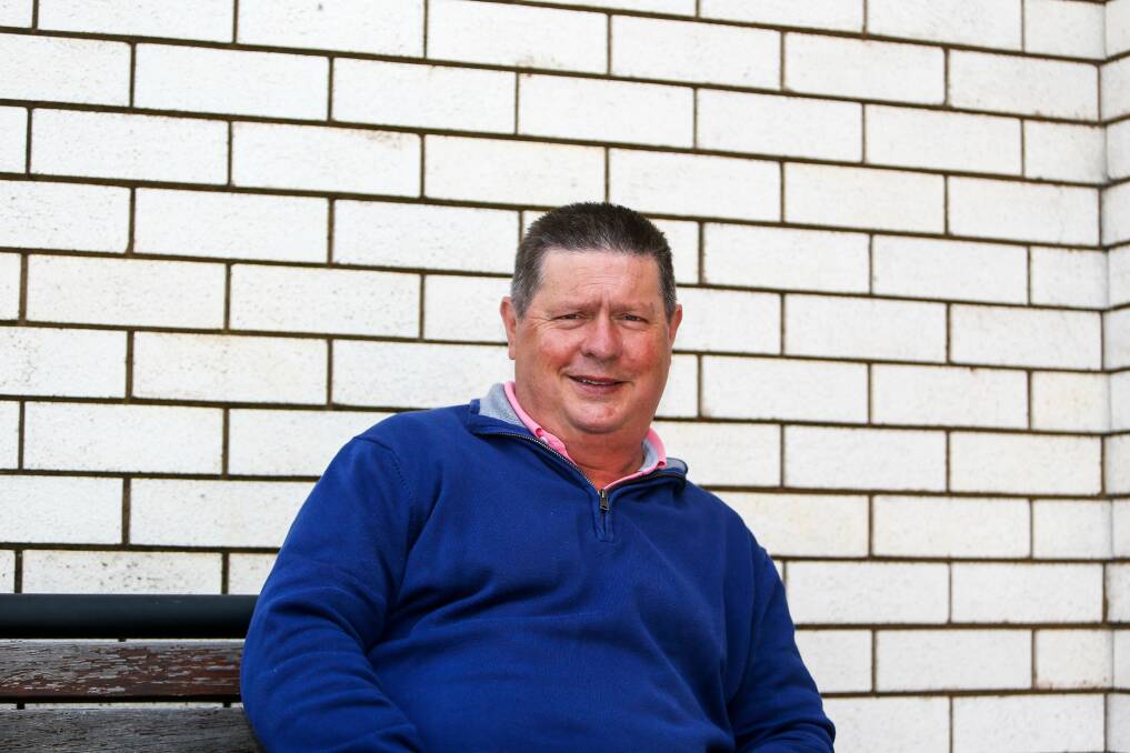 Prepared: Councillor Damian Gleeson says as a candidate for mayor he makes up for his lack of council experience with many years heading community organisations. Picture: Anthony Brady.