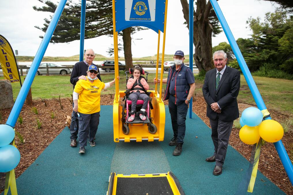 The Martins Point playground was specifically renovated to become an inclusive space, but many local parents aren't happy with the new equipment. Picture file