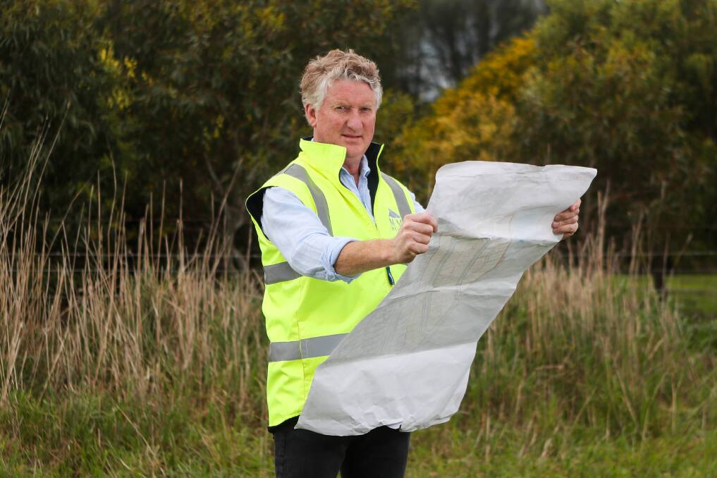 Inundated: It may be back to the drawing board for developer Michael Hearn and his Rivers Run Estate development in Port Fairy. Picture: Morgan Hancock.